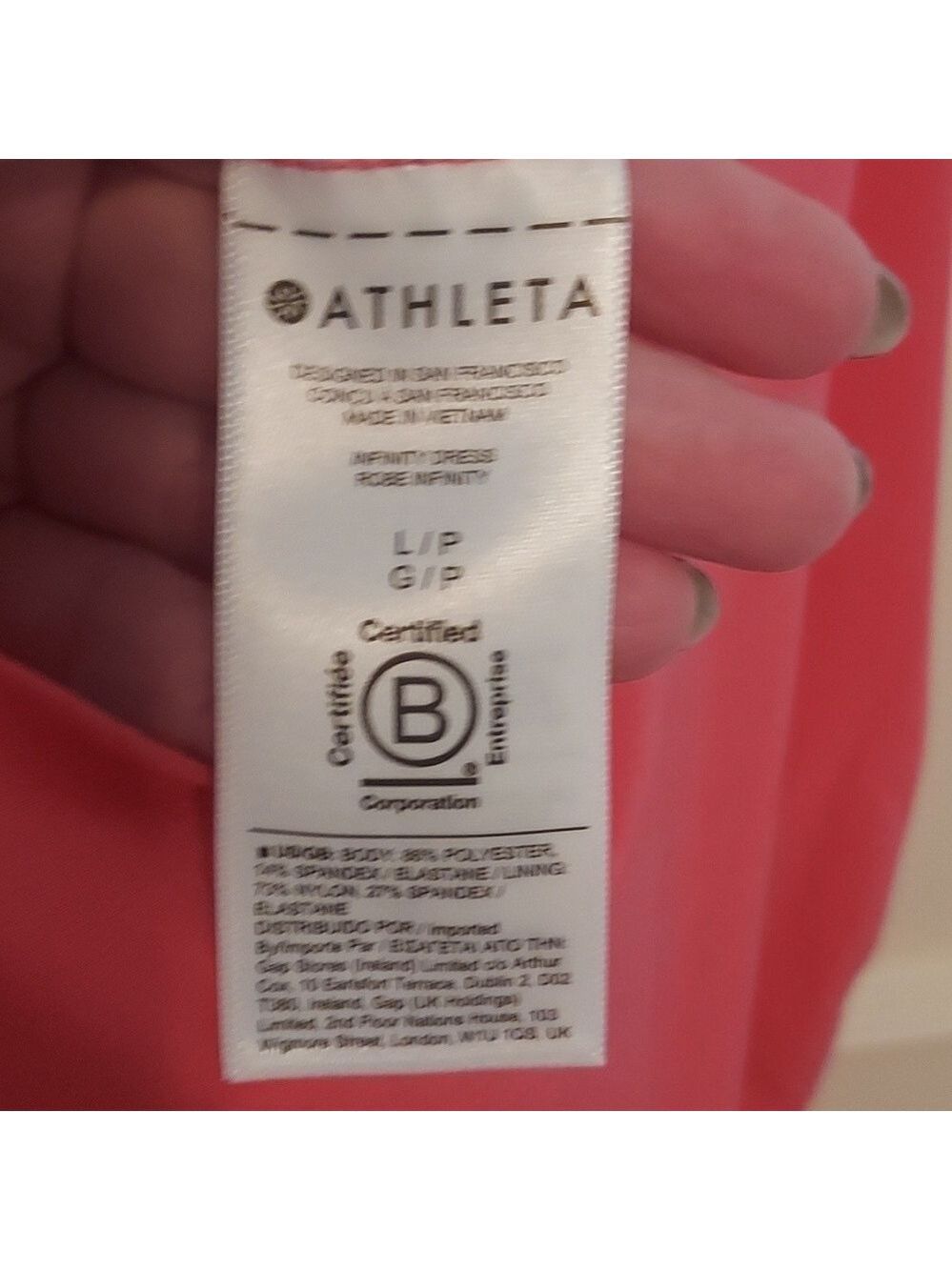 Athleta Infinity Exercise Dress in Coral Petal - Picture 13 of 16